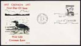 [Wildlife - Common loon] [philatelic record] 10 April, 1957