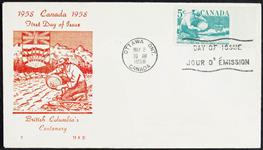 [British Columbia Centenary] [philatelic record] 8 May, 1958