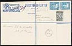 Registered letter, G.P.O., (B) [philatelic record] 3 Feb. 1938