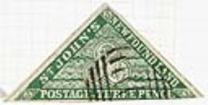 [Newfoundland counterfeit] [Spiro forgery] [philatelic record] / Designed by Spiro 1857