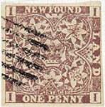 [Newfoundland counterfeit] [Spiro forgery] [philatelic record] / Designed by Philip Spiro 1861