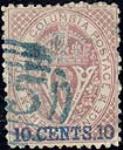 [Seal of British Columbia] [philatelic record] 1 March, 1869