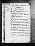 [Arrêté du Conseil de Marine., touchant les attaques des Abénakis ...] 1722, septembre, 14