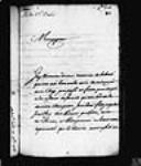 [M. de Saint-Ovide au ministre concernant son départ pour la ...] 1728, novembre, 12
