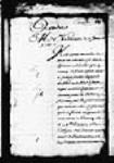 [Résumé d'une lettre du sieur de Subercase au minis ...] 1710, janvier, 03