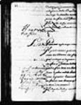 [Résumé d'une lettre du sieur de Pensens, aide major, au ...] [1710]