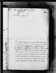 [Subercase au ministre. Sa nomination au poste de gouverneur d'Acadie. ...] 1706, septembre, 10