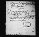 [Etat des sommes dues par le sieur Dambourgest à la ...] 1758, mars, 10