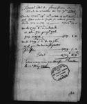 [Etat des soumissions souscrites par Lanoullier envers le trésor royal, ...] 1736, septembre et 1743, mai