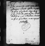 [Belleville: reconnaissance de dette pour achat des ...] 1726, mai, 22