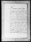 Notariat de l'Ile Royale (Notaire Desmarest) 1733, septembre, 07