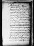 Notariat de l'Acadie et du Canada 1737, mai