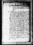 Notariat de l'Acadie et du Canada 1734, décembre, 28