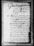 Notariat de l'Acadie et du Canada 1734, octobre, 25