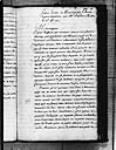 [M. Raudot au comte de Pontchartrain. Lettre à Québ ...] 1707, novembre, 10