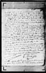 Notariat de Terre-Neuve (Plaisance) 1705, octobre, 06