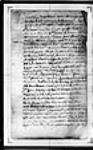 Notariat de Terre-Neuve (Plaisance) 1709, avril, 21