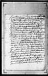 Notariat de Terre-Neuve (Plaisance) 1709, mai, 15