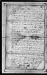 Notariat de Terre-Neuve (Plaisance) 1709, mai, 23