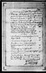 Notariat de Terre-Neuve (Plaisance) 1709, juin, 09
