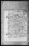 Notariat de Terre-Neuve (Plaisance) 1709, juillet, 05