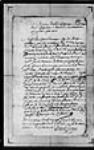 Notariat de Terre-Neuve (Plaisance) 1709, septembre, 19