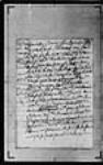 Notariat de Terre-Neuve (Plaisance) 1709, octobre, 01