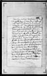 Notariat de Terre-Neuve (Plaisance) 1709, octobre, 14