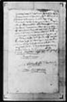 Notariat de Terre-Neuve (Plaisance) 1710, octobre, 31