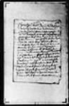Notariat de Terre-Neuve (Plaisance) 1711, décembre, 10