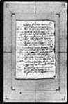 Notariat de Terre-Neuve (Plaisance) 1712, septembre, 02
