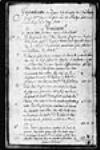 Notariat de l'Ile Royale (Louisbourg) 1715, mai, 11-16