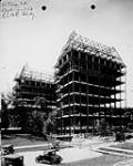 Justice Building under construction, View from Vittoria Street of Structured frame 20 July 1935