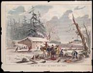 Scene in the Canadian Fur District, North America 1856