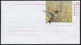 Ruby-throated hummingbird = Colibri à gorge rouge [philatelic record] / Design [by] Raymond Bellemare
