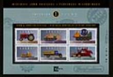 Farm & frontier vehicles = Véhicules agricoles et d'exploration [philatelic record] / Design [by] T. [Tiit] Telmet 1995