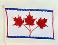 Sketch by A.Y. Jackson of a design proposal for the new Canadian Flag Nov. 1964