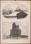 Collingwood Harbour and N. R. Co.'s New Grain Elevator at Collingwood September 9, 1871
