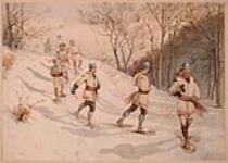 [Snowshoeing Club of Montreal] ca. 1880.