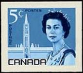 [Queen Elizabeth II, shown with the Peace Tower] [graphic material] 30 September 1965