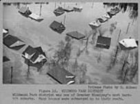Wildwood Park District was one of Greater Winnipeg's most hard hit suburbs. Many houses were submerged up to their roofs 1950.