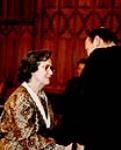 Margaret Catherine Harris receiving the Governor General's award for the Persons Case Oct 21, 1987