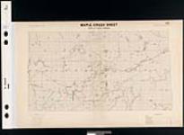 58: Maple Creek sheet [cartographic material] : west of the third meridian 1902