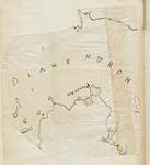 Map of Lake Huron and St. Joseph Fort ca. 1820