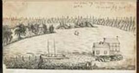 View of the same bay [on the St. Lawrence River near Brockville] near Coles Tavern, as that entered on July 28, 1819 28 July 1819