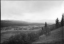 New West from station 149 North of the Red Deer River, Hunter Valley area, Alberta. Red Deer River and Yara Creek visible 1917