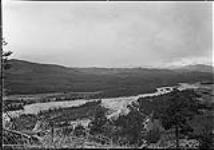 Red Deer River in the Hunter Valley area in Alberta. View South West from Station 148 1917