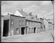 Façade of houses on side of street, Saint John n.d.