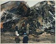 Hinton Train Collision: Wagons écrabouillés et enquêteurs 1986