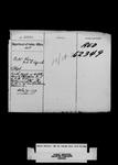 GORE BAY AGENCY - AFFIDAVITS OF SETTLEMENT DUTIES FOR LOT 30, N. SIDE OF E. ST., TOLSMAVILLE & LOT 28, CON 14, COCKBURN ISLAND 1885